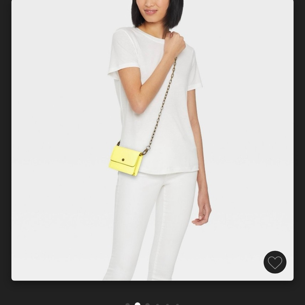 Universal Thread Yellow Mini Bag with Chain Strap - Picture 2 of 11